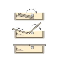Lee Valley Tube-Hinge Leaf-Mount Mechanism