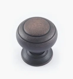 Lee Valley Turned Brass Ring Knobs