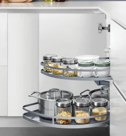 Lee Valley Two-Tier Corner Swing Tray