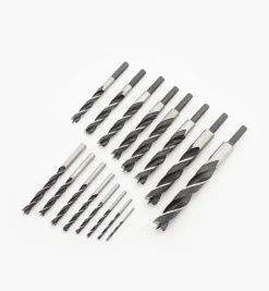 Lee Valley Utility Brad-Point Drills – Metric Sets