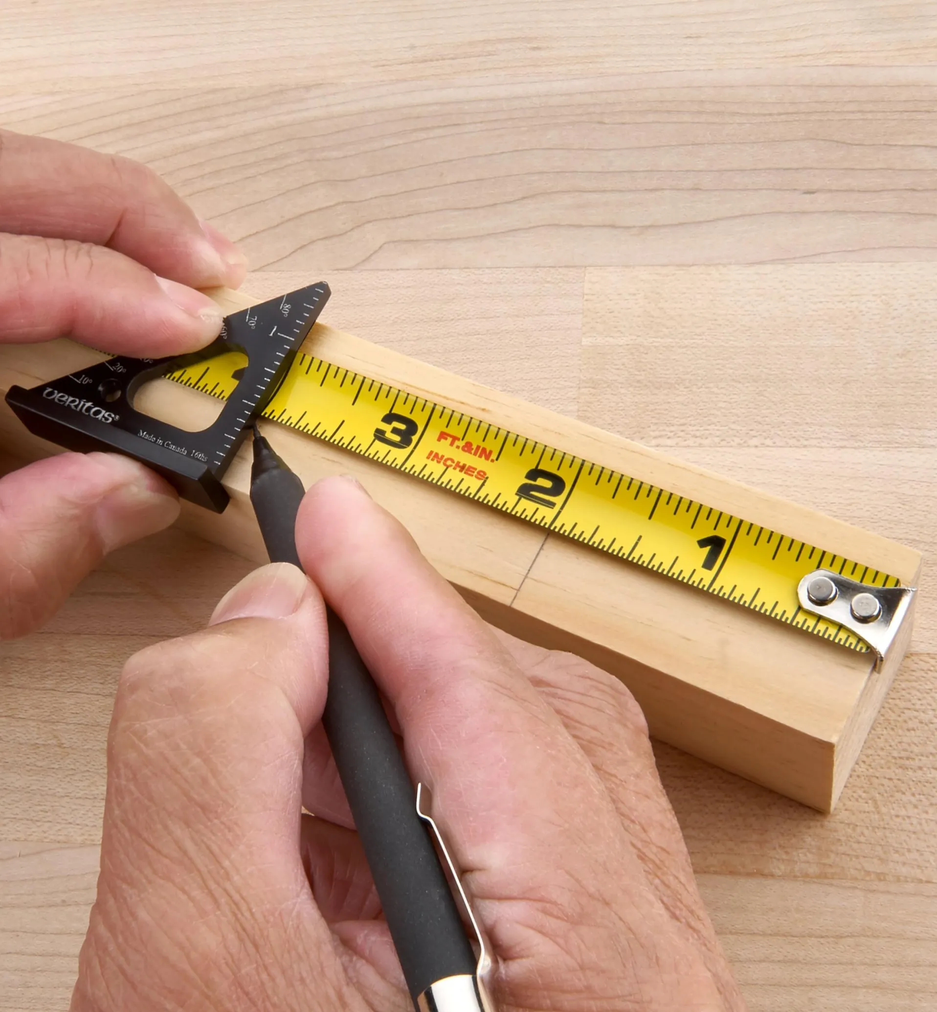 Lee Valley Veritas 1 1/2" Pocket Layout Square