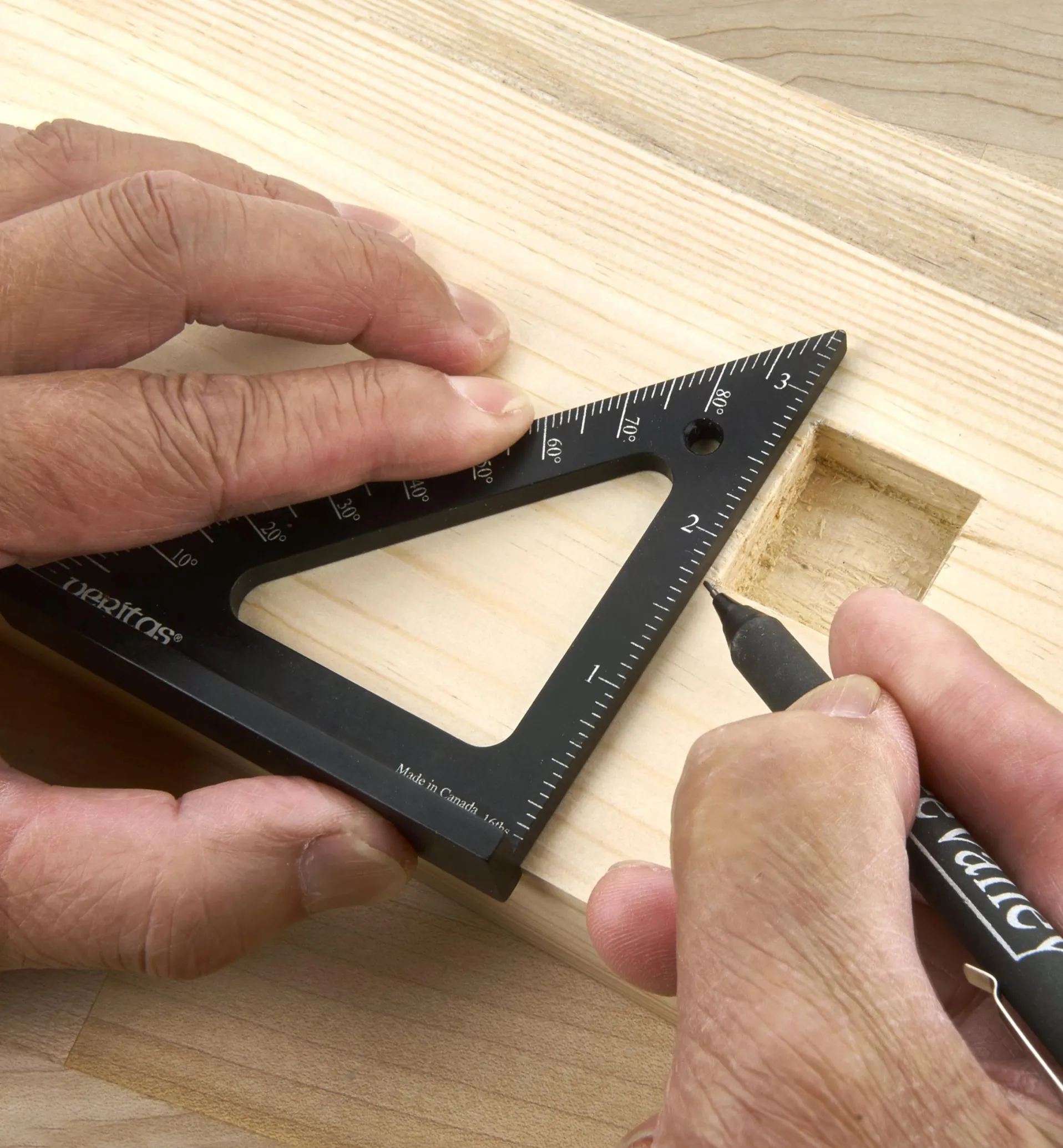 Lee Valley Veritas 3 1/2" Pocket Layout Square