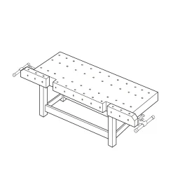 Lee Valley Veritas Quick-Release Sliding Tail Vise