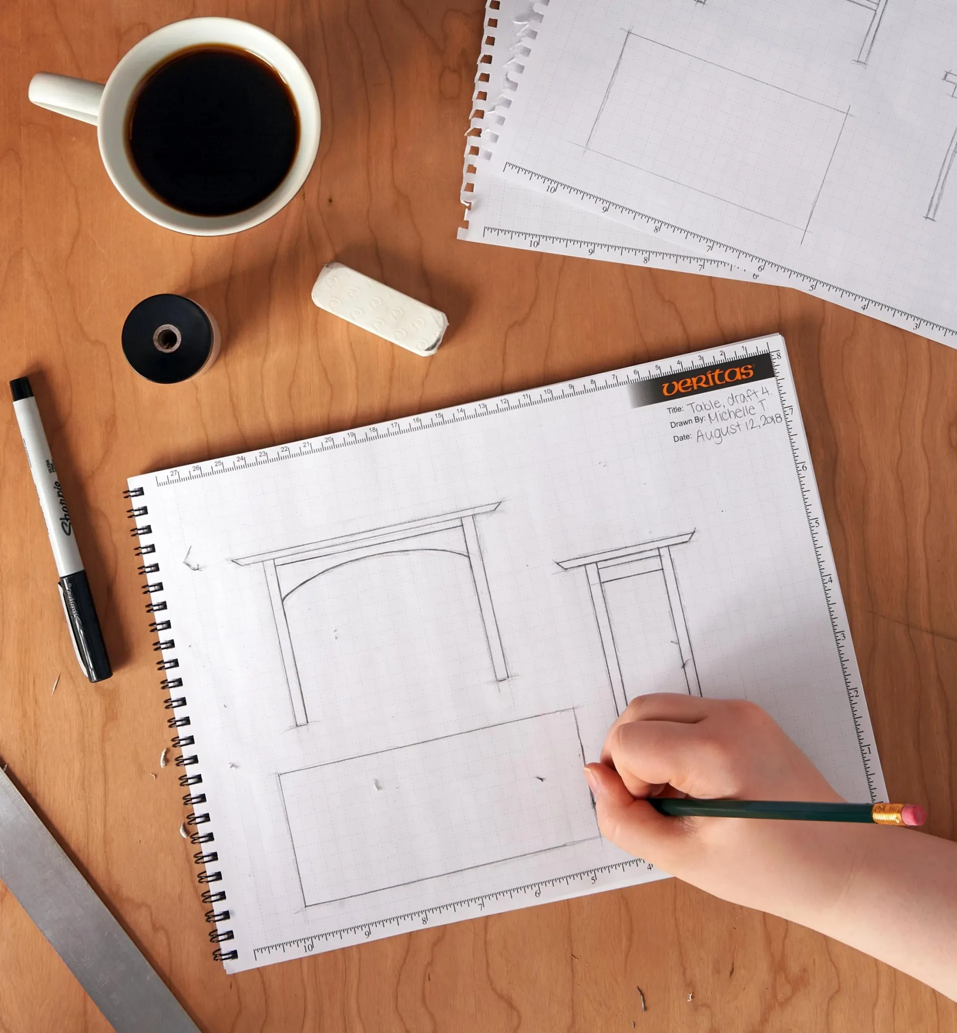 Lee Valley Veritas Spiral-Bound Workshop Design Pad