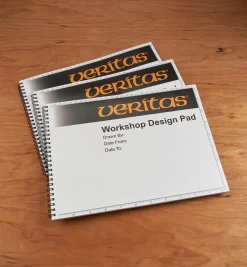 Lee Valley Veritas Spiral-Bound Workshop Design Pad