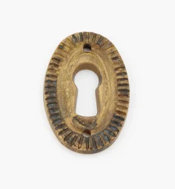 Lee Valley Vertical Cast Ribbon Escutcheons