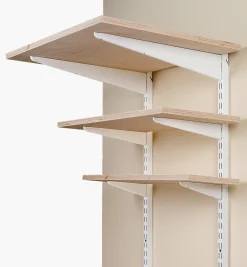 Lee Valley Wall Standards For Heavy-Duty Powder-Coat Steel Shelving System