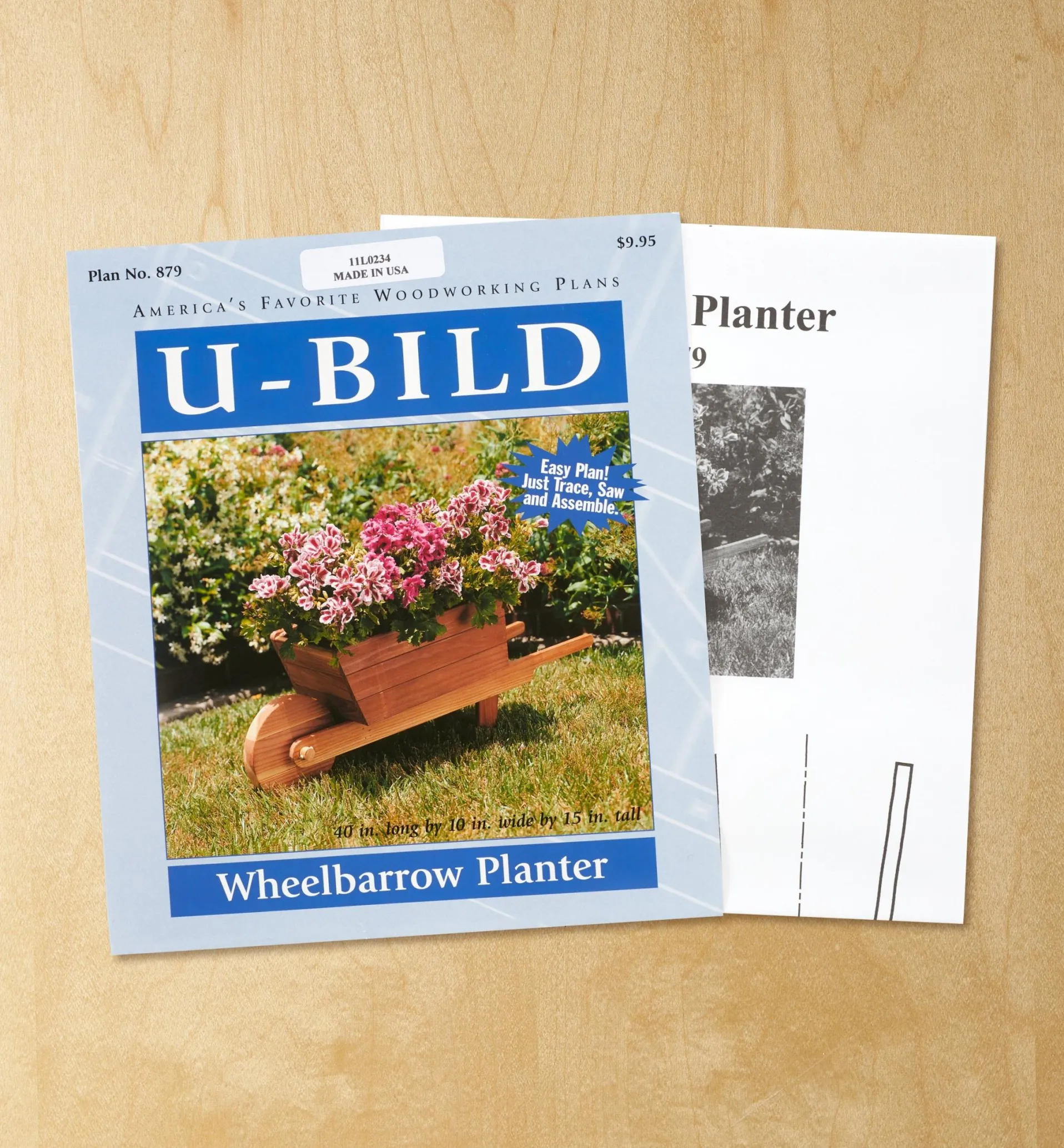 Lee Valley Wheelbarrow Planter Plan