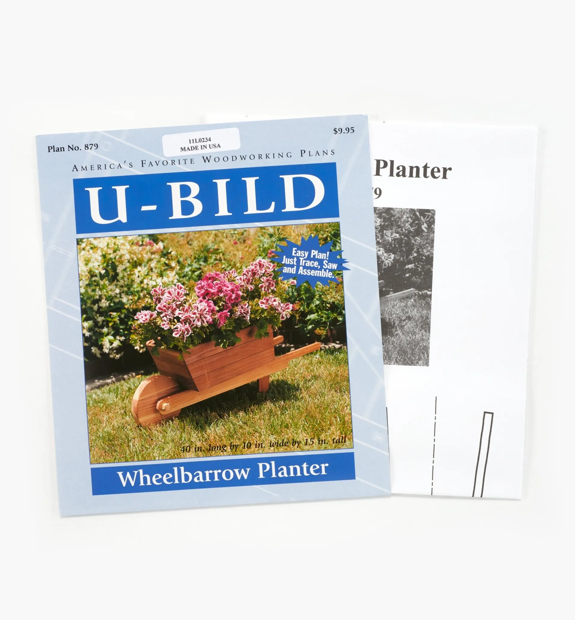 Lee Valley Wheelbarrow Planter Plan