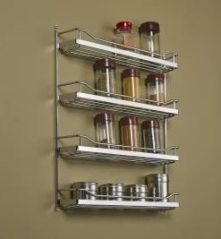 Lee Valley Wide Four-Shelf Screw-Mount Spice Rack