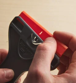 Lee Valley Wide Orange Plastic Razor Blades