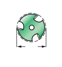 Lee Valley 3-Wing Slotting Cutters