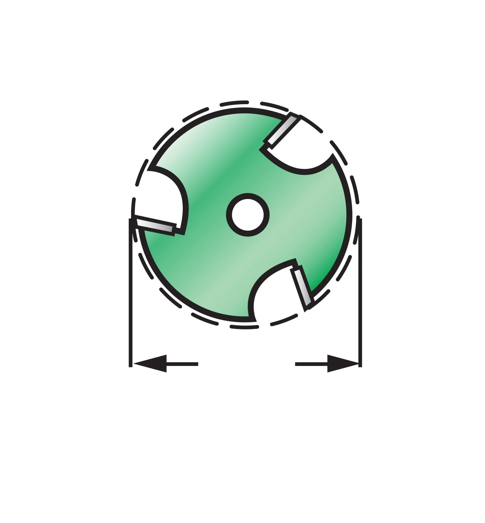 Lee Valley 3-Wing Slotting Cutters