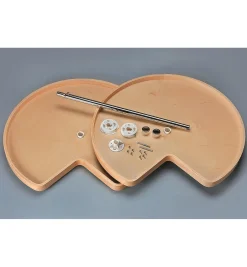 Lee Valley Wooden Kidney Shelf Set