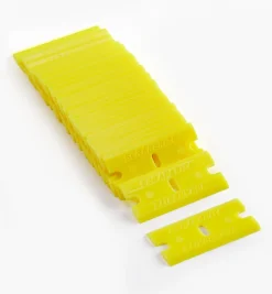Lee Valley Yellow Plastic Razor Blades